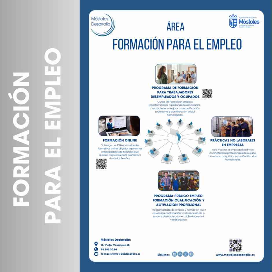 Este lunes comienza el programa público de empleo-formación de activación de empleo en Móstoles