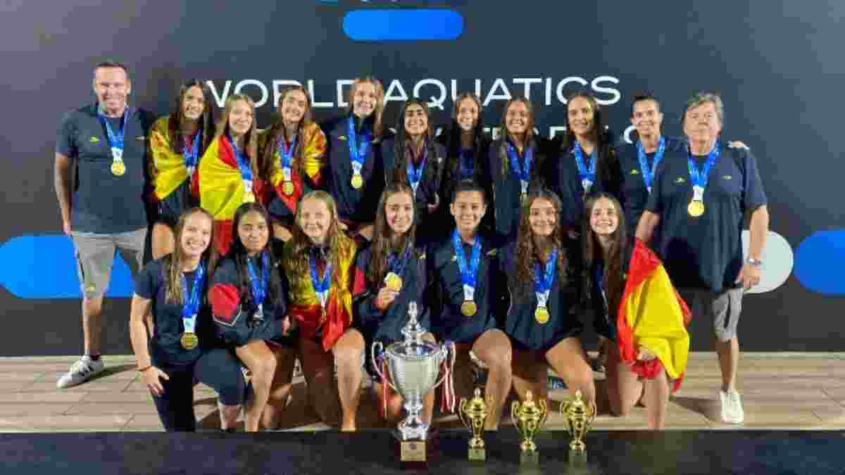 Daniela Pajares, la vecina de Móstoles se proclama campeona del mundo de waterpolo sub-16