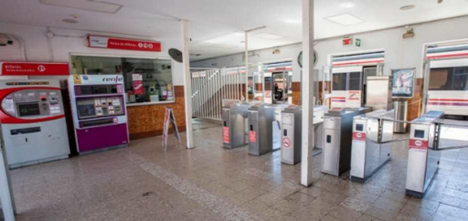 Nuevas obras en la estación de Cercanías Móstoles-El Soto 