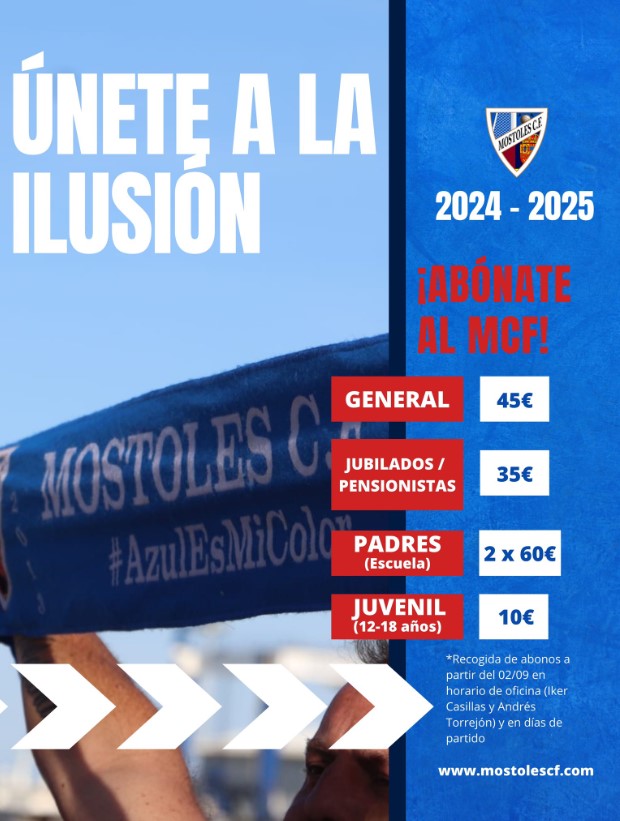 El Móstoles CF lanza su campaña de abonados con novedades en sus precios