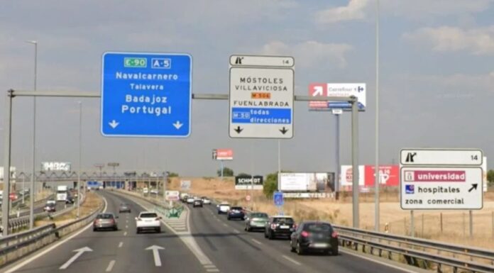 Accidente en la M-50 en Móstoles provoca cortes y retenciones Accidente en la M-50 en Móstoles provoca cortes y retenciones