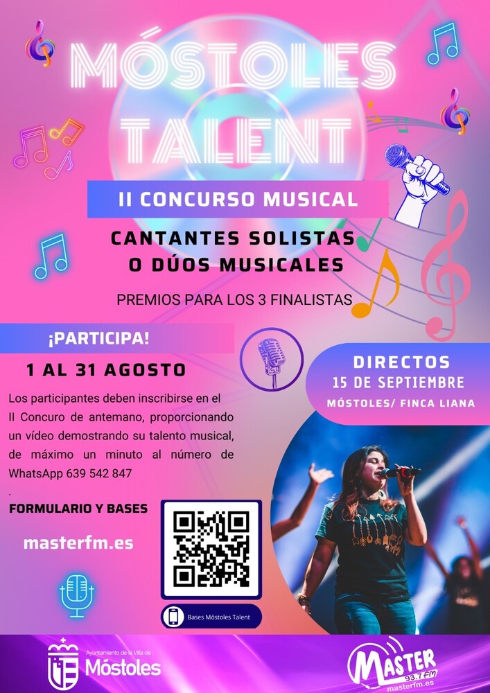 Inscripciones para participar en el II Concurso Musical de las fiestas de Móstoles