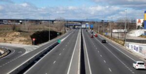 Accidente en la M-50 en Móstoles provoca cortes y retenciones