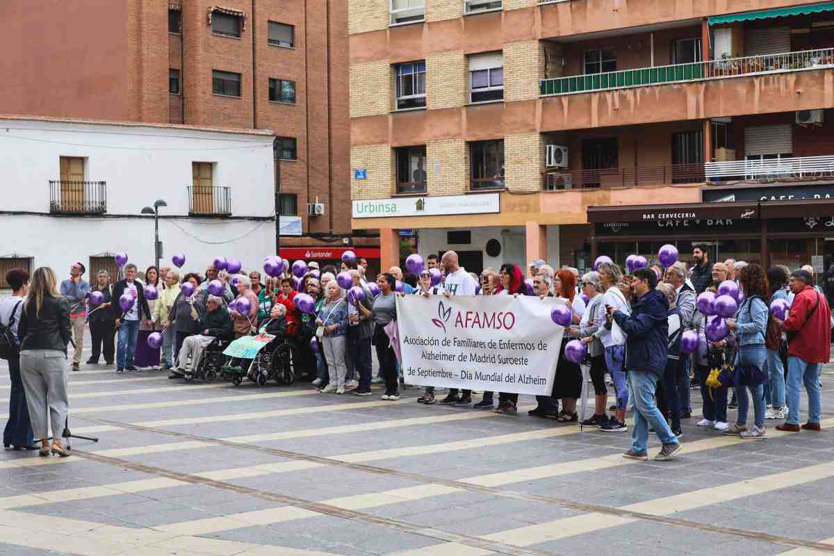 Móstoles no olvida a quiénes no pueden recordar