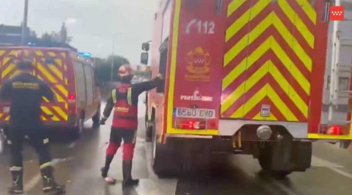 Las tormentas causan en Móstoles inundaciones y problemas en el transporte entre otras incidencias