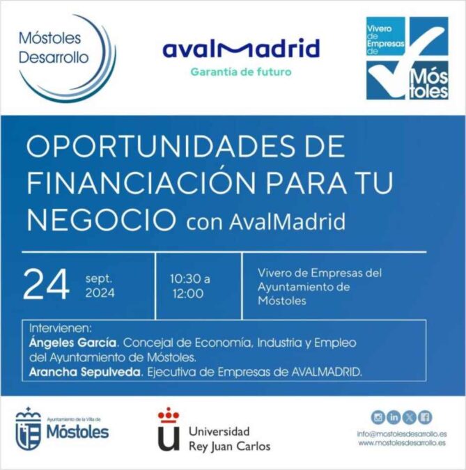 Formación para autónomos, búsqueda de financiación y ofertas de empleo en Móstoles