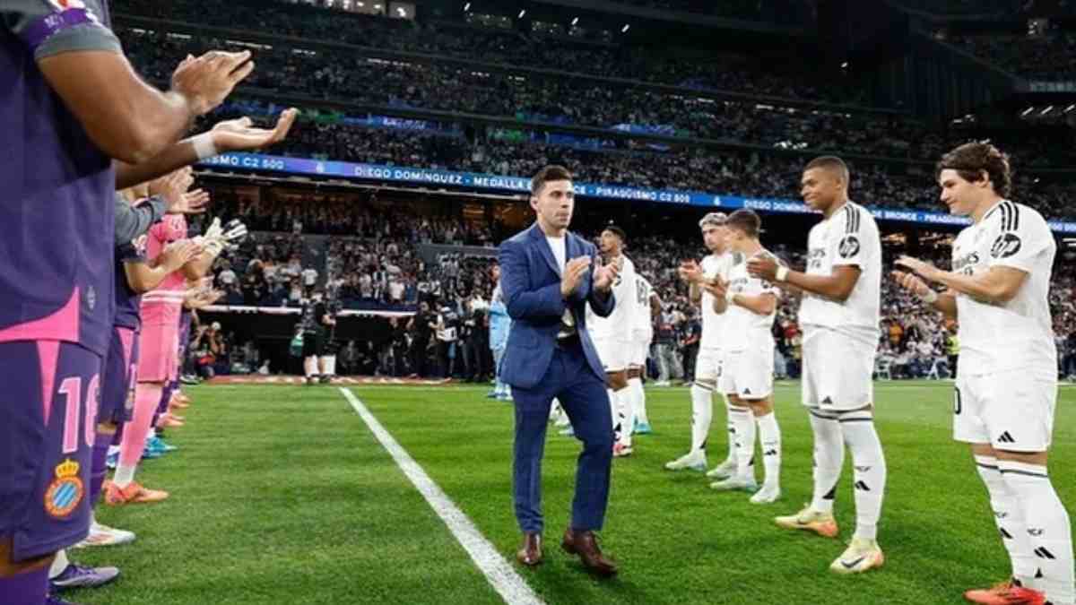 El Santiago Bernabéu rinde homenaje al medallista olímpico mostoleño Fran Garrigós