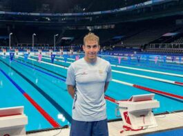 El deportista paralímpico de Móstoles José Cantero se queda fuera de la final de 50 metros libres