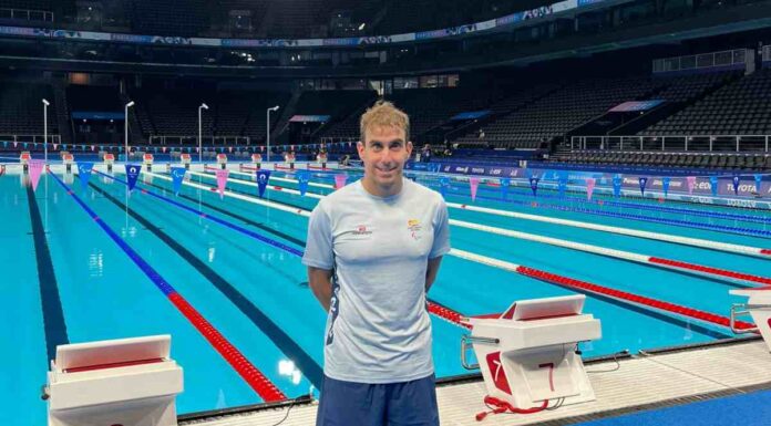 El deportista paralímpico de Móstoles José Cantero se queda fuera de la final de 50 metros libres