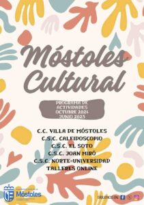 Impartidos en la red de cinco centros culturales del municipio. Desde octubre más de 360 cursos culturales en Móstoles.