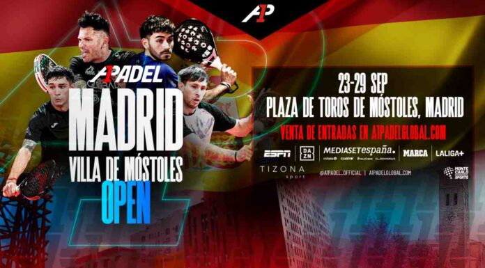 El Madrid Open – Villa de Móstoles de pádel contará con 120 parejas