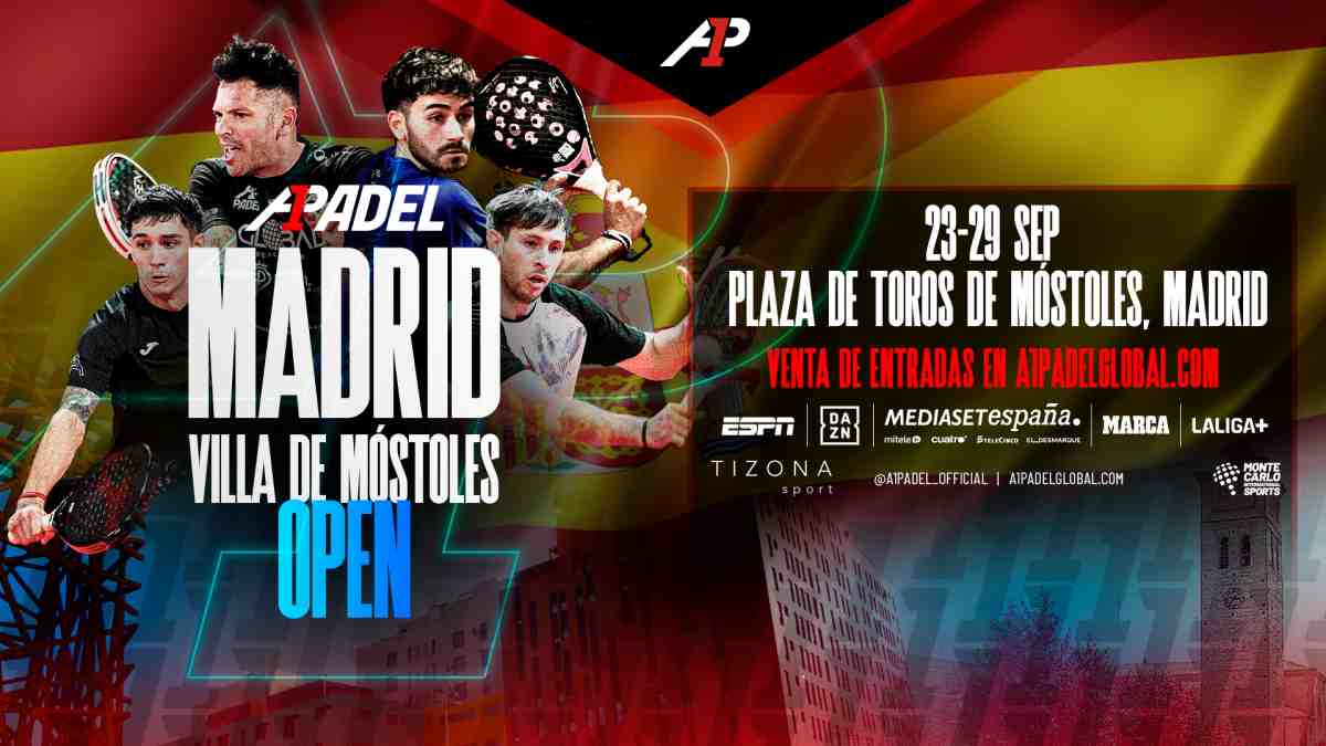 El Madrid Open – Villa de Móstoles de pádel contará con 120 parejas