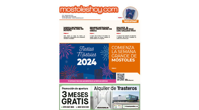 Periódico mostoleshoy - septiembre 2024, tu periódico de Móstoles