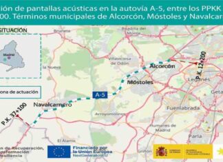 Buscando bajar el ruido de la A5 a su paso por Móstoles