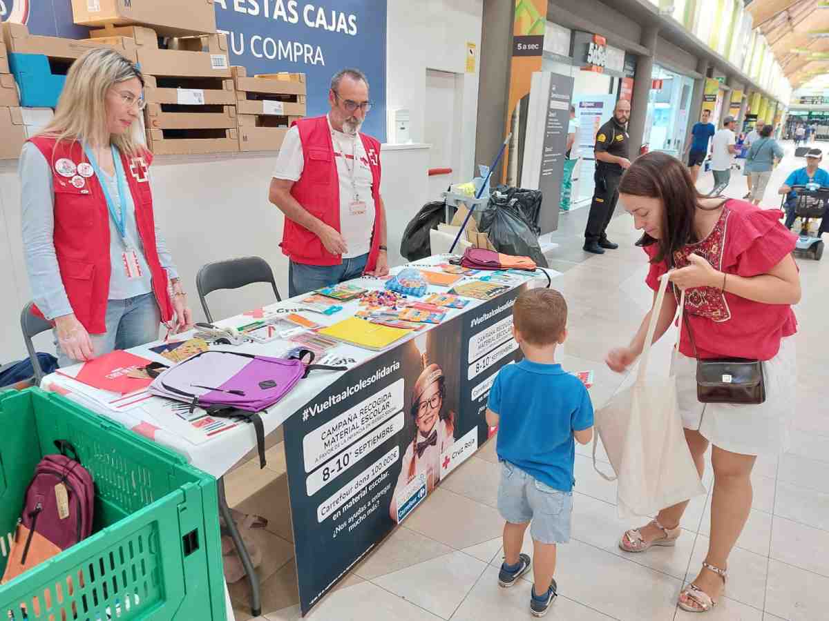 Vuelta al Cole solidaria en Móstoles