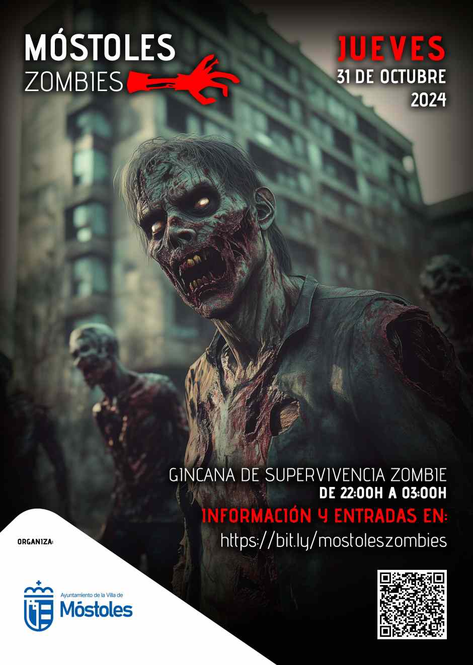 Los zombies recorrerán Móstoles la noche del 31 de octubre