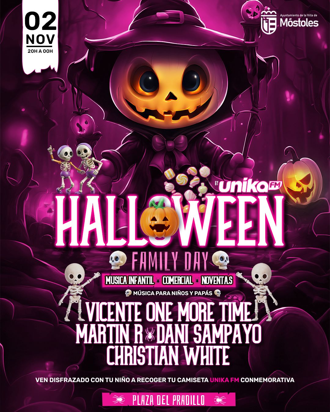 Llega a Móstoles el Halloween Family Day con Vicente One More Time, Martin R y muchos más