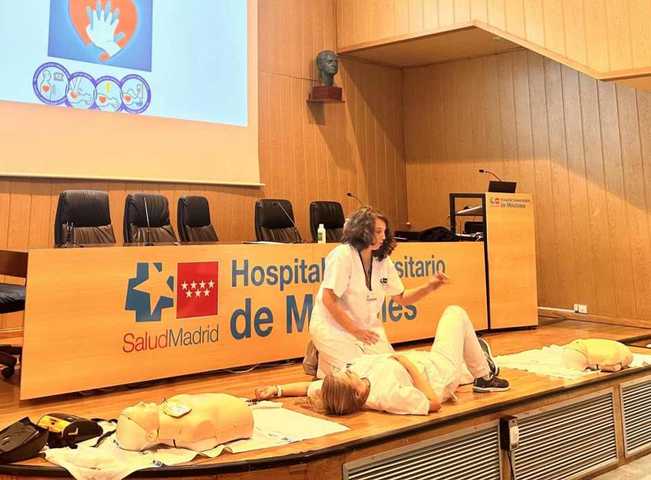 n torno a 250 personas hablan y se forman en salud en dos jornadas en el Hospital Universitario de Móstoles