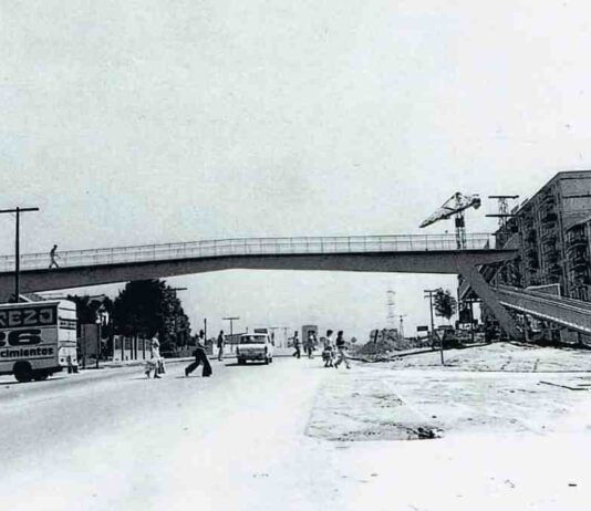 Recuerdos de Móstoles, el puente de la avenida de Portugal