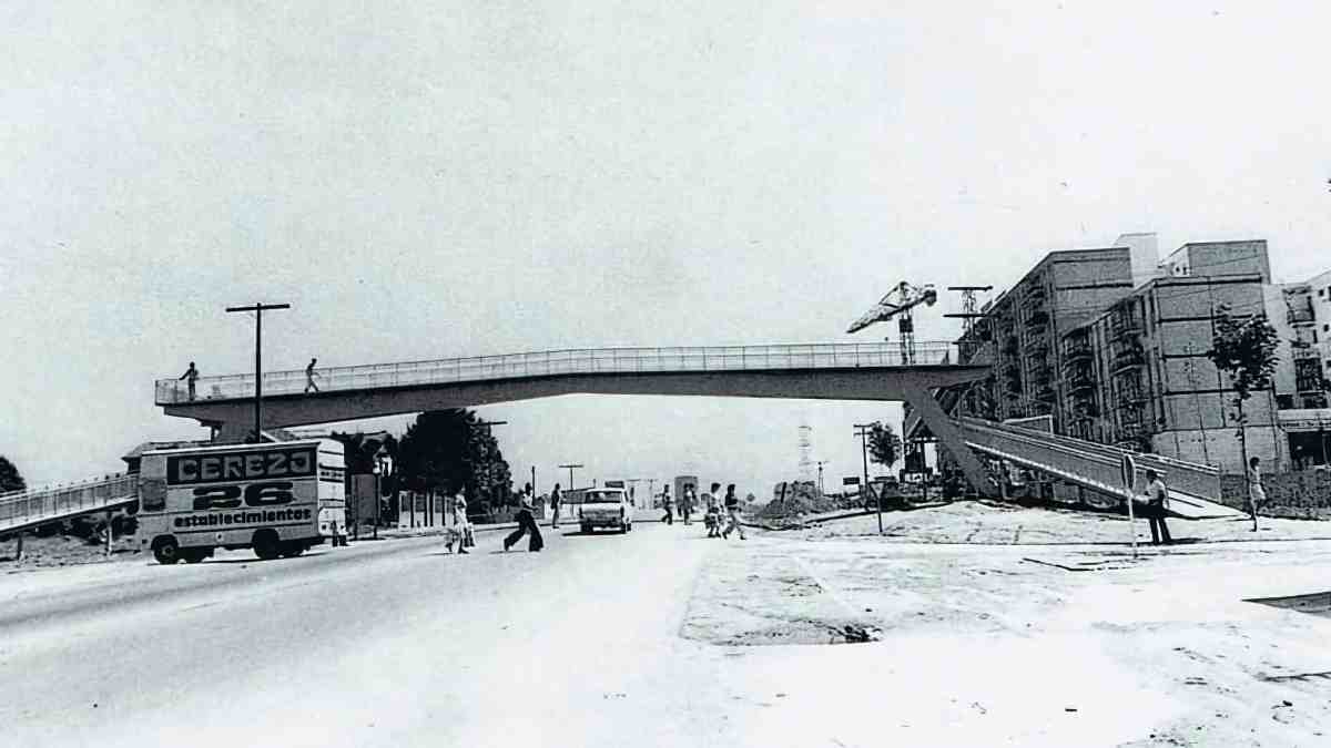 Recuerdos de Móstoles, el puente de la avenida de Portugal