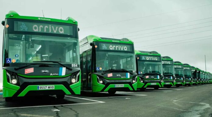 Las seis líneas urbanas de autobuses de Móstoles son eléctricas