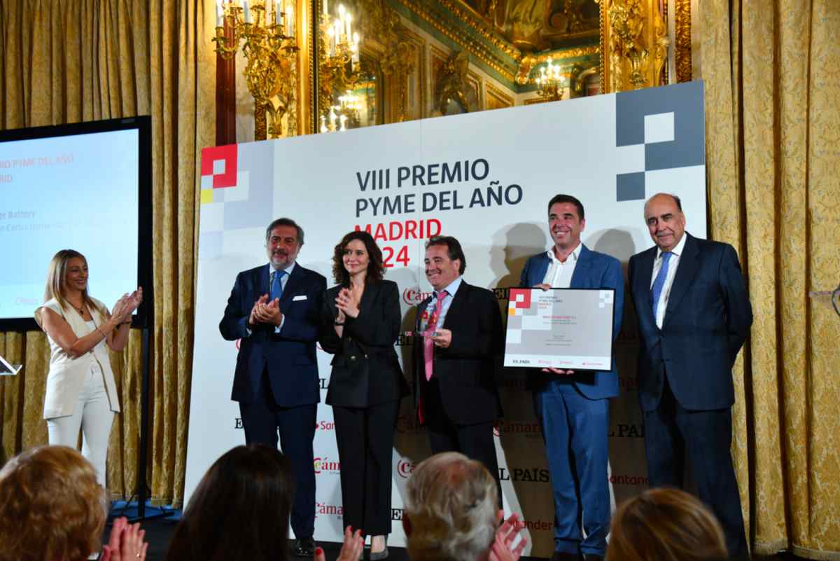 La empresa de Móstoles Master Battery es Premio Pyme del Año de la Cámara de Comercio de Madrid