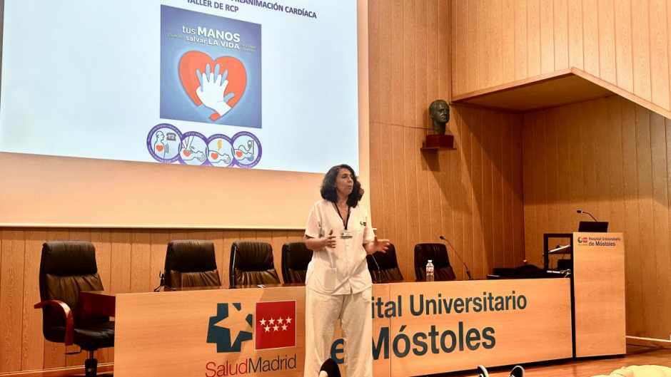 n torno a 250 personas hablan y se forman en salud en dos jornadas en el Hospital Universitario de Móstoles