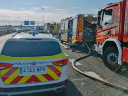 Accidente múltiple en la M-50 causa kilómetros de retenciones afectando a Móstoles