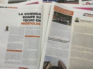 Los vecinos de Móstoles ya pueden leer la edición de noviembre del periódico de mostoleshoy.com