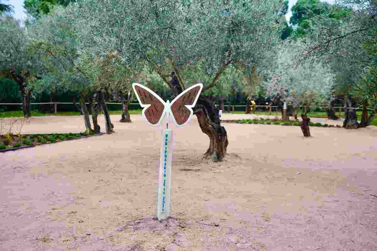 El ‘Jardín de las Mariposas’ de Móstoles contra la violencia de género