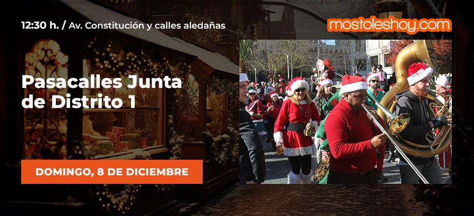 Pasacalles Junta de Distrito 1, Fiestas Navidad 2024