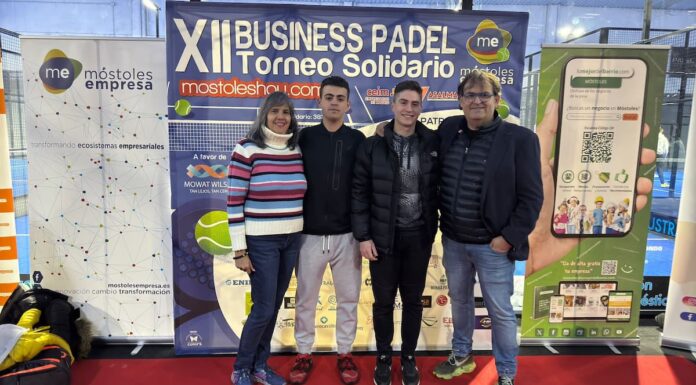 Éxito rotundo con el XII Business Pádel Solidario de Móstoles