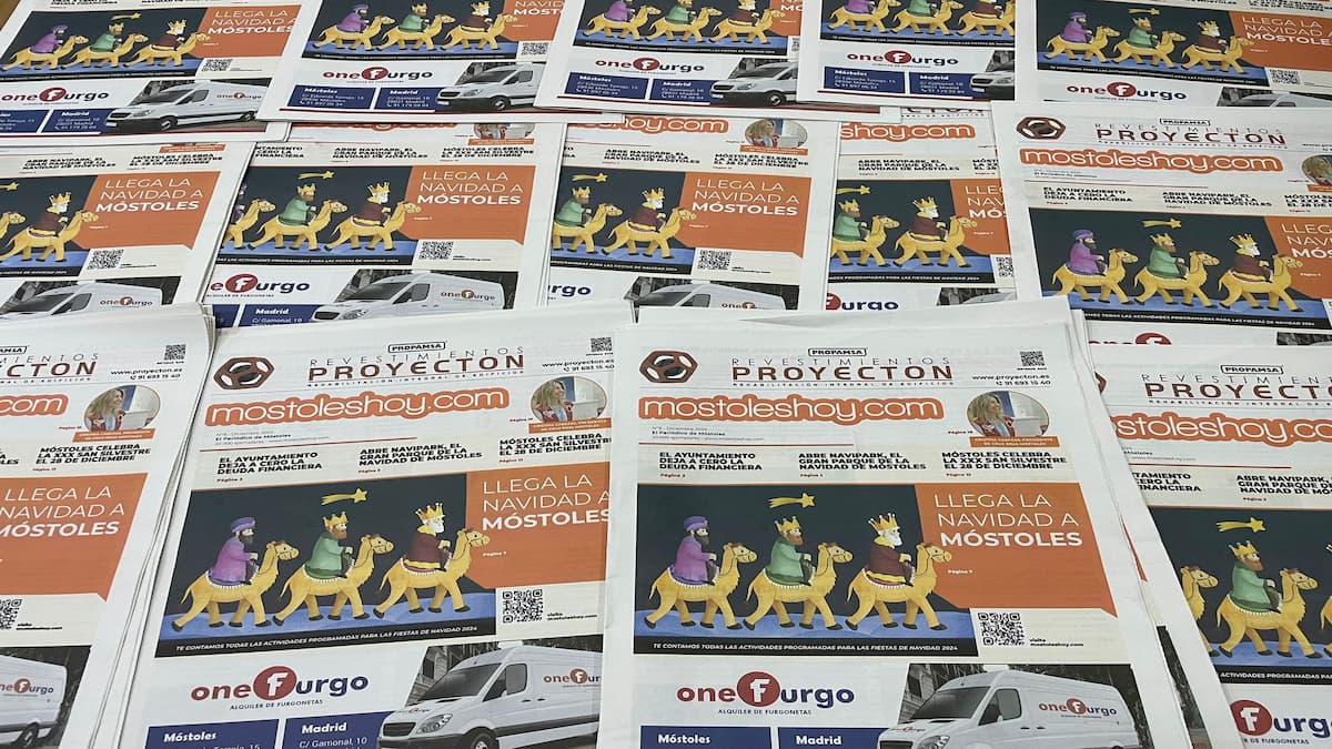 Los vecinos de Móstoles ya pueden leer la edición de diciembre del periódico de mostoleshoy.com