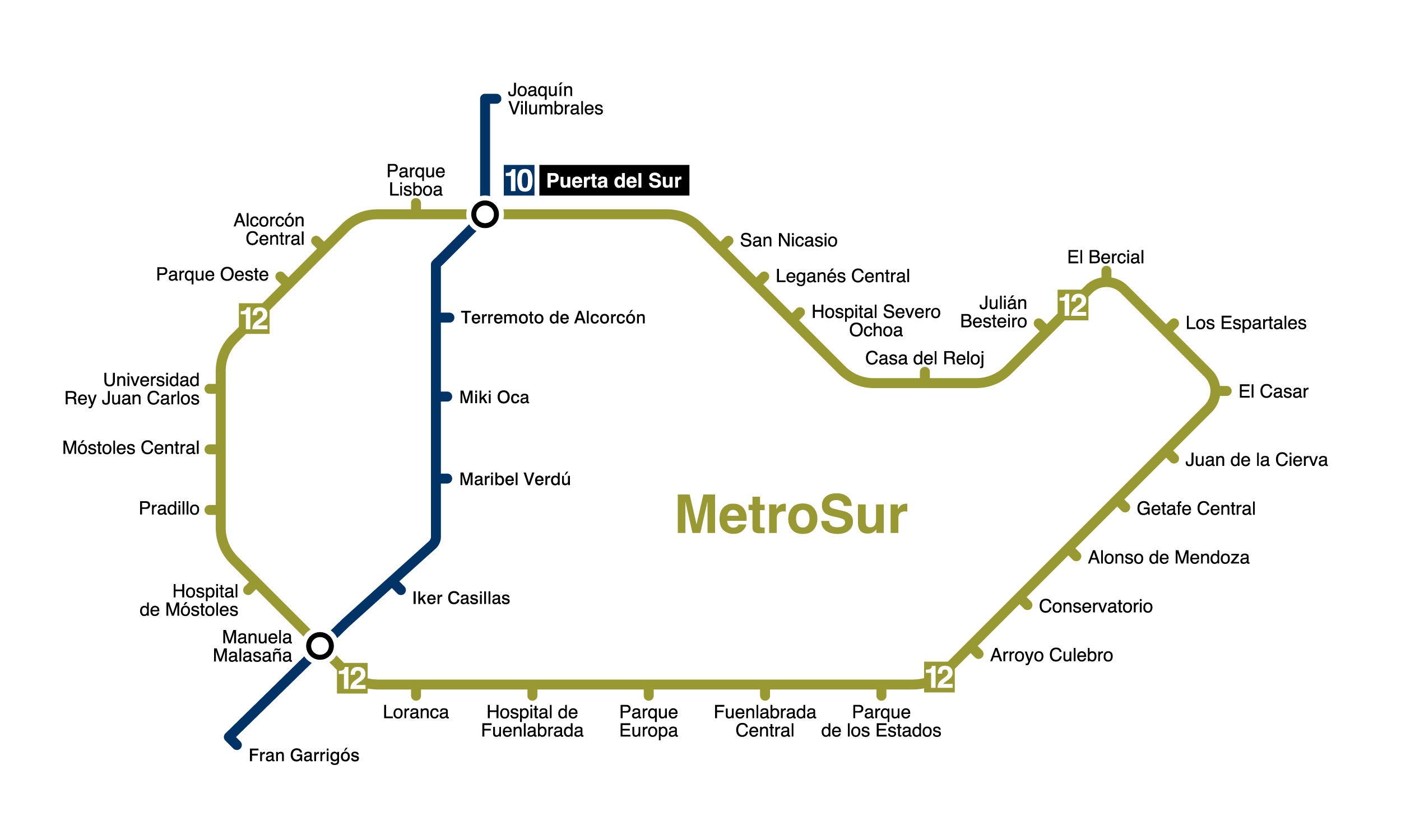 Ya es oficial: la Línea 10 de Metro llegará a Móstoles con tres nuevas paradas