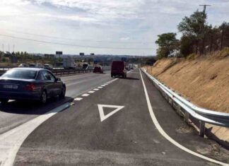 Móstoles muestra su descontento ante la instalación de pantallas acústicas en la A-5