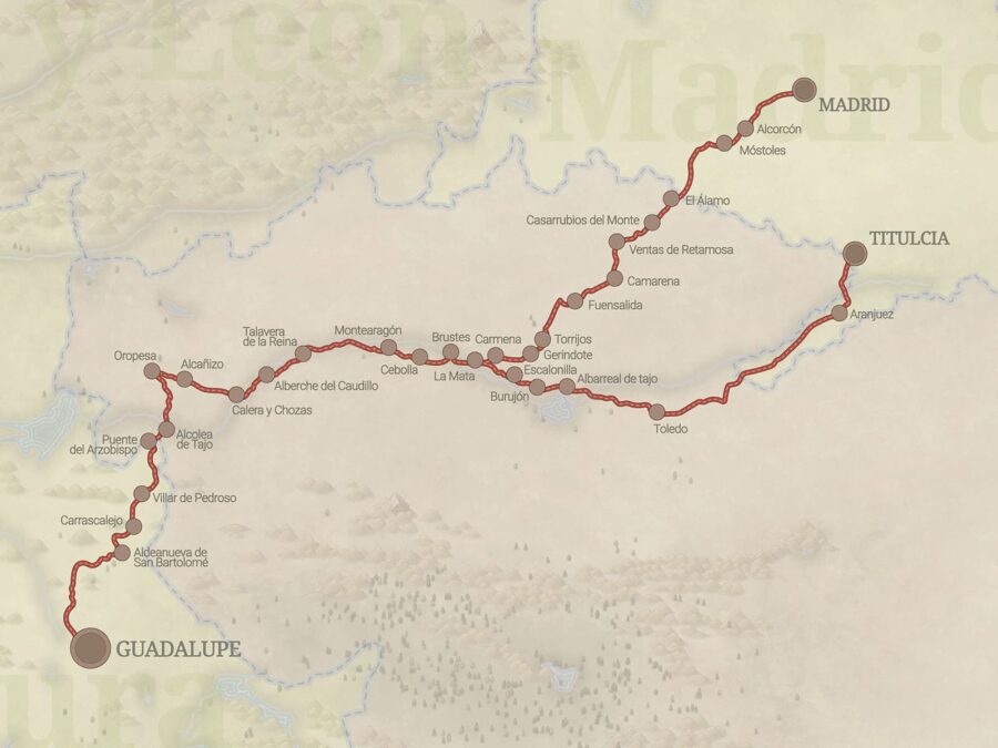 Móstoles, protagonista de la V etapa del Camino Real a Guadalupe