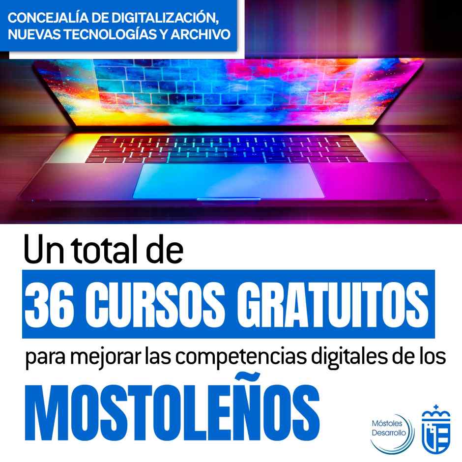 Formación en competencias digitales en Móstoles