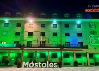 Ayuntamiento de Móstoles de color verde