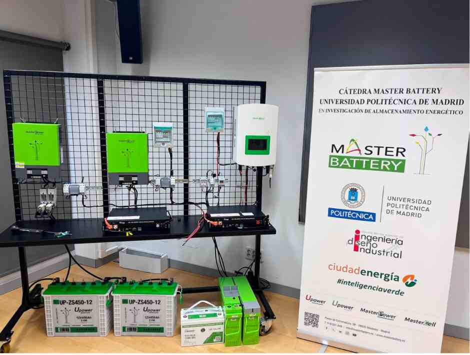 La empresa mostoleña Master Battery y la UPM se unen para impulsar la investigación