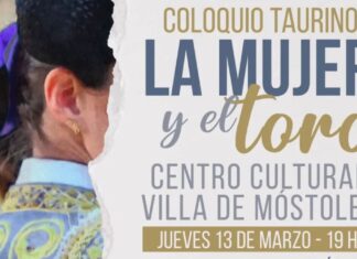 La mujer y el toro en Móstoles