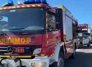 Una rápida intervención de los bomberos evita un incendio mayor en Móstoles