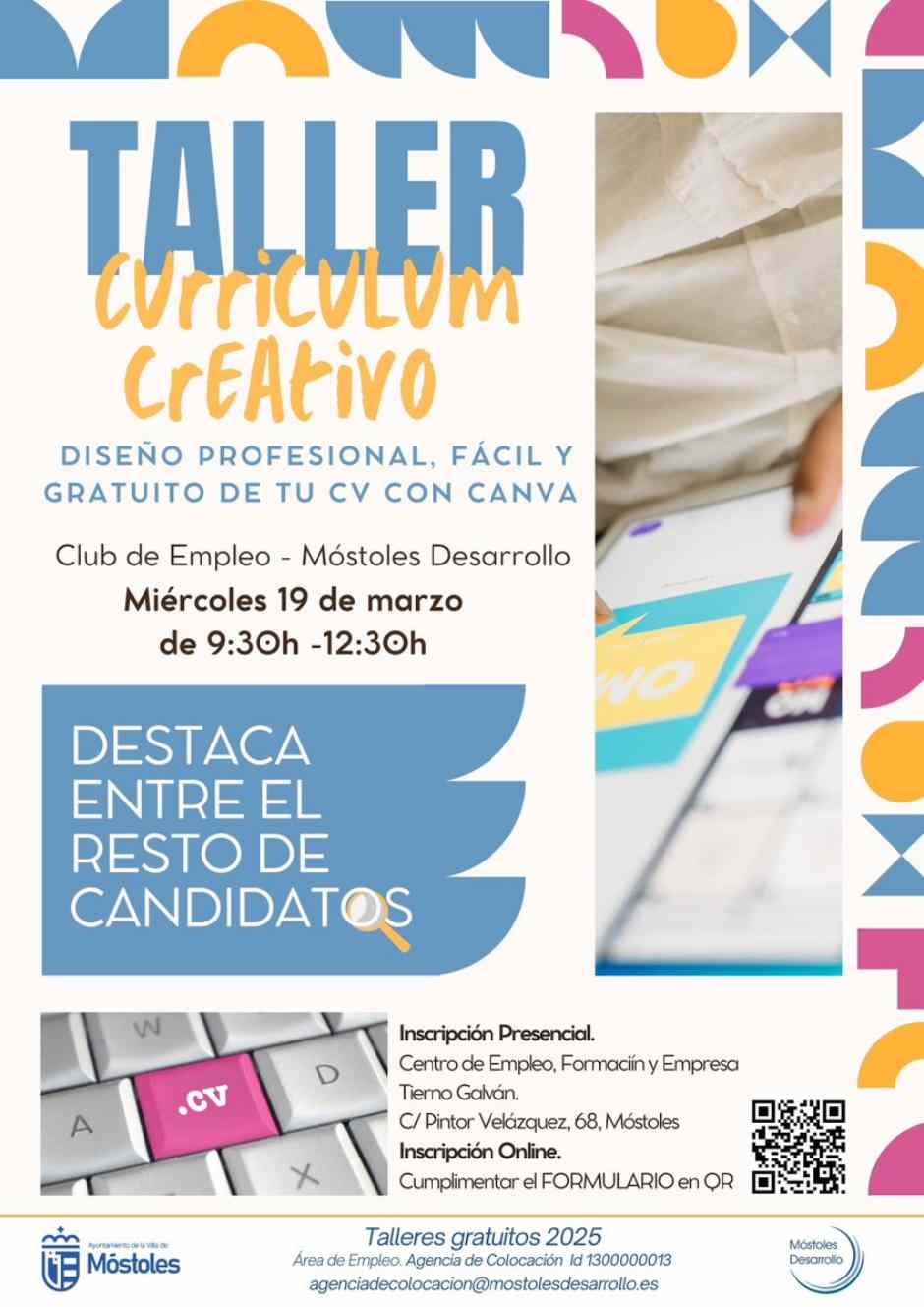 Ofertas de empleo y formaciones en Móstoles Desarrollo