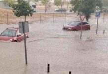 Alerta por inundaciones en Móstoles durante los próximos días