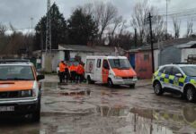 El río Guadarrama se desborda en Móstoles y obliga a evacuar a 167 personas