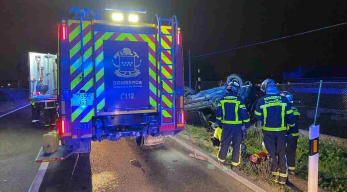 Tres heridos a la altura de Móstoles en la M-856