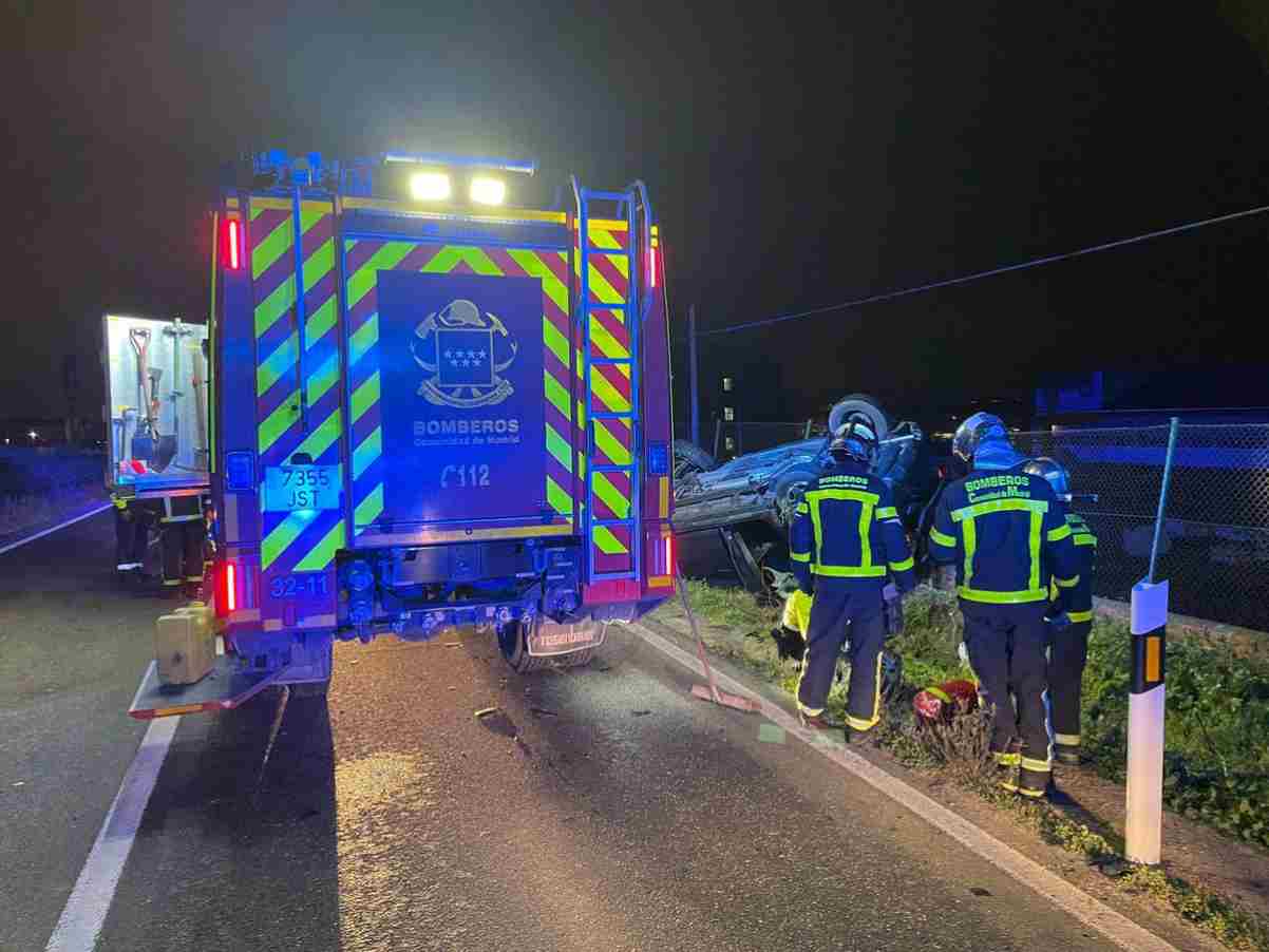 Tres heridos a la altura de Móstoles en la M-856