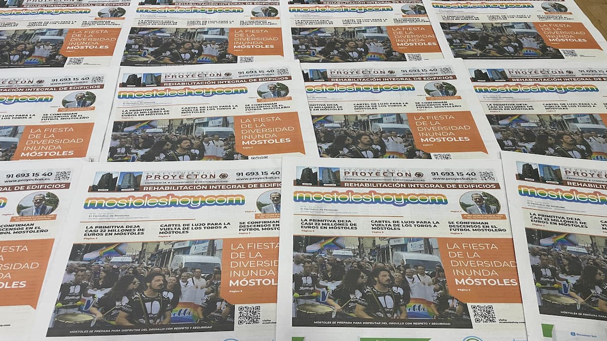 Los vecinos de Móstoles ya pueden leer la edición de junio del periódico de mostoleshoy.com