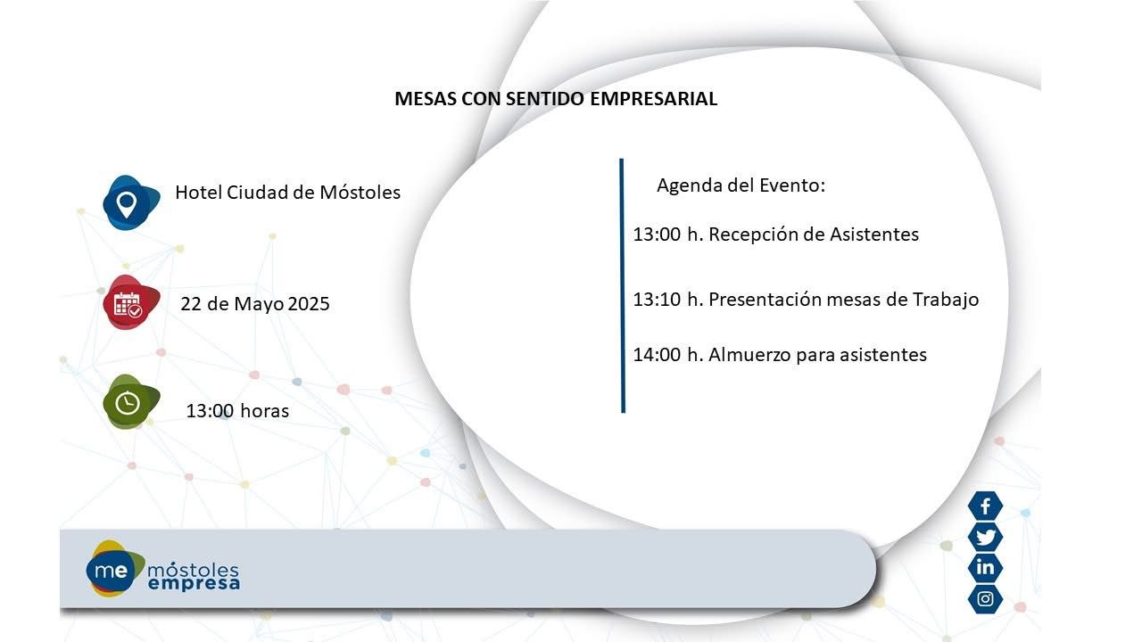 La Asociación Móstoles Empresa organiza las “Mesas con Sentido Empresarial”