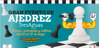 TresAguas se convertirá en el epicentro del ajedrez con numerosas actividades