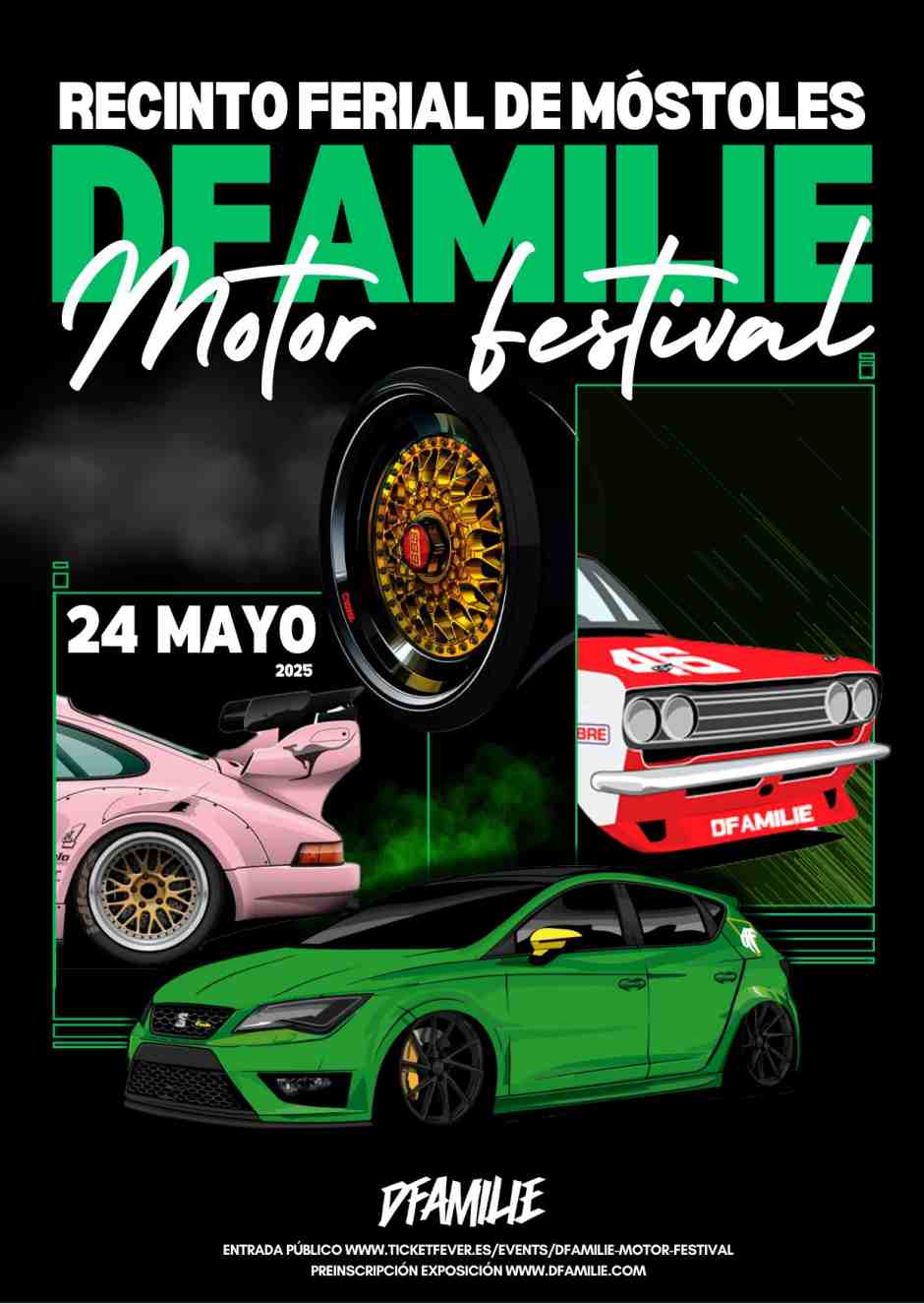 Familias y motor en el DFamilie Motor Festival de Móstoles